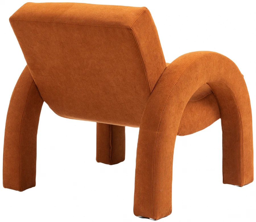 Corduroy Fabric Upholstered Accent Chair - Image 36