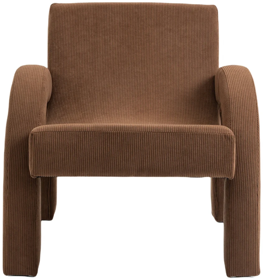 Corduroy Fabric Upholstered Accent Chair - Image 44