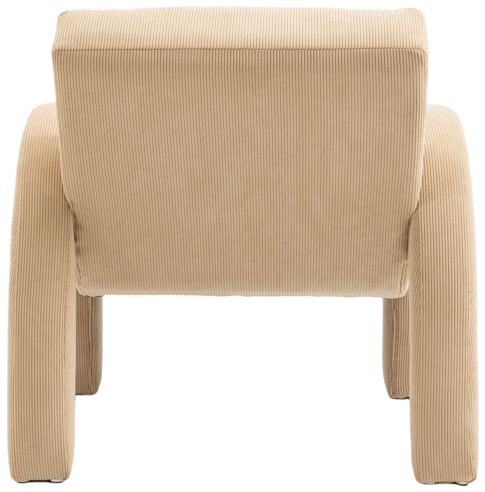 Corduroy Fabric Upholstered Accent Chair - Image 53
