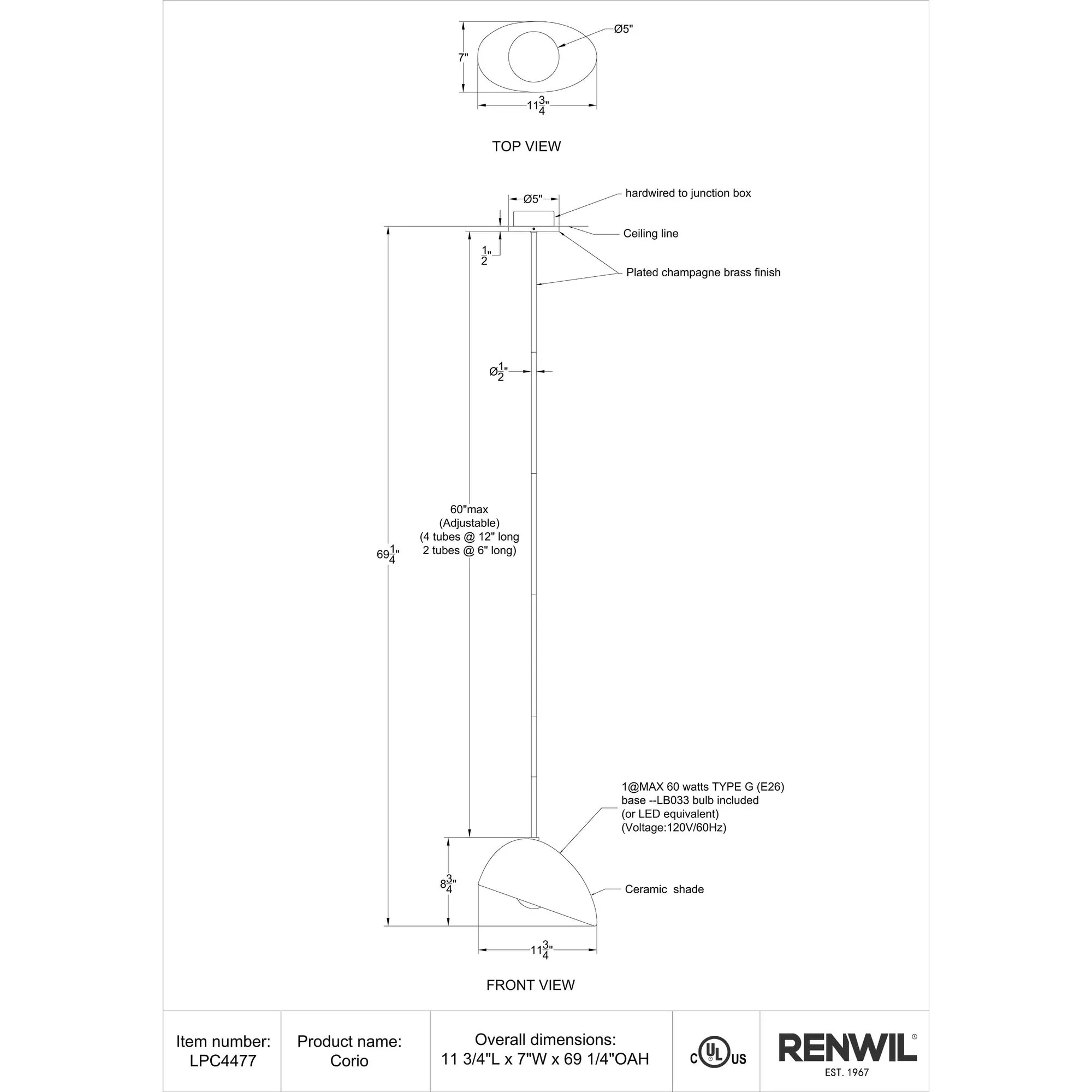 Corio Pendant Lamp - Image 7