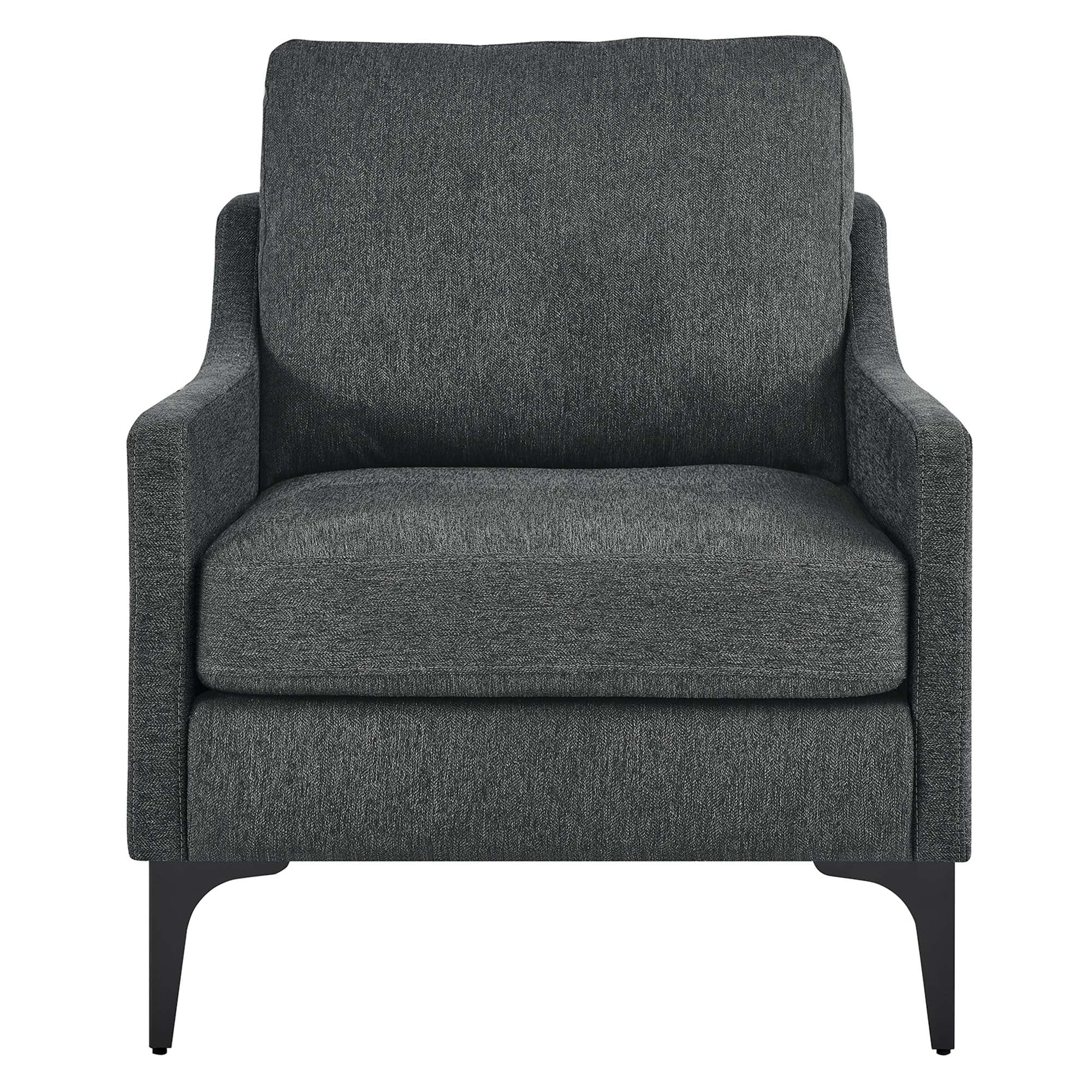 Corland Upholstered Fabric Armchair - Image 3