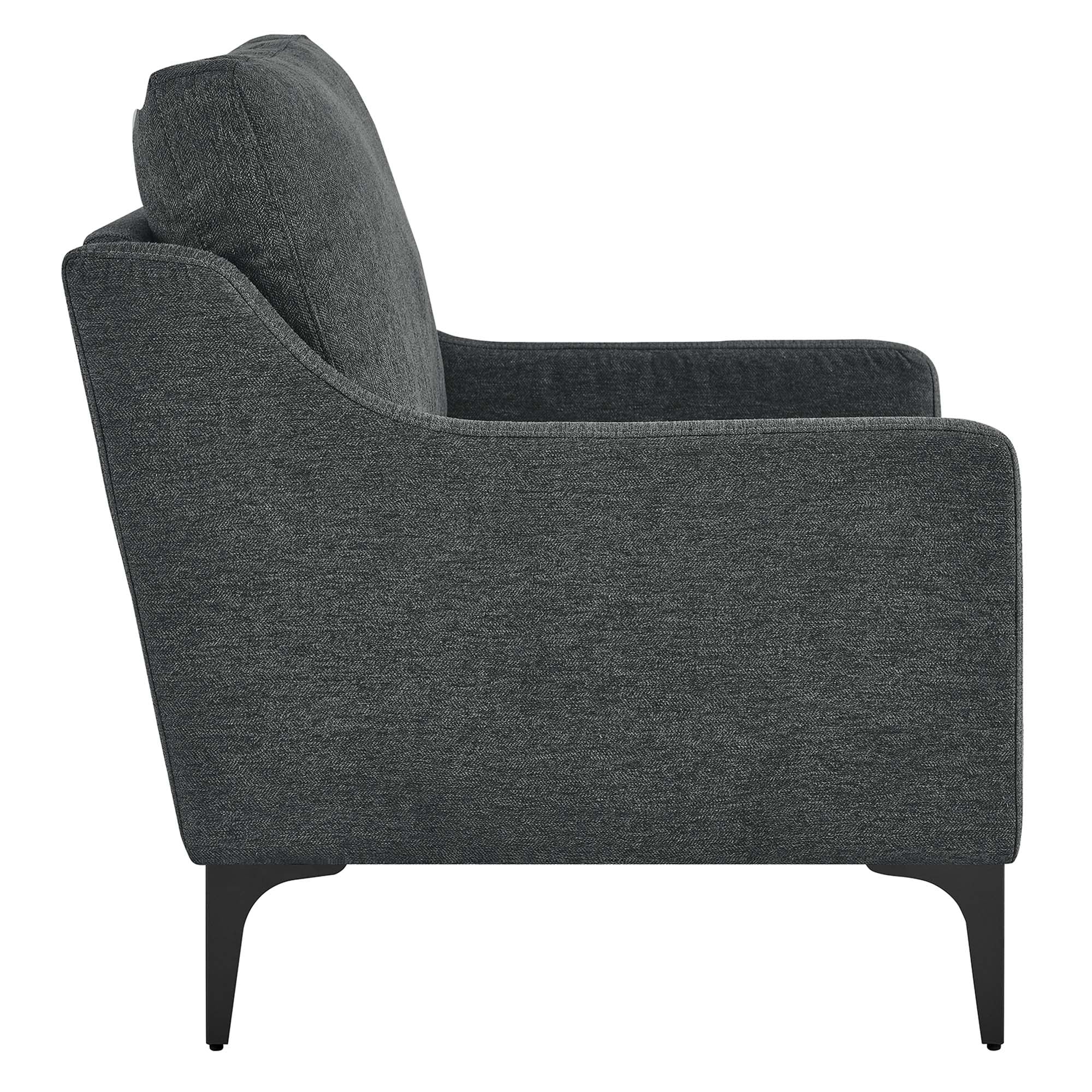 Corland Upholstered Fabric Armchair - Image 7