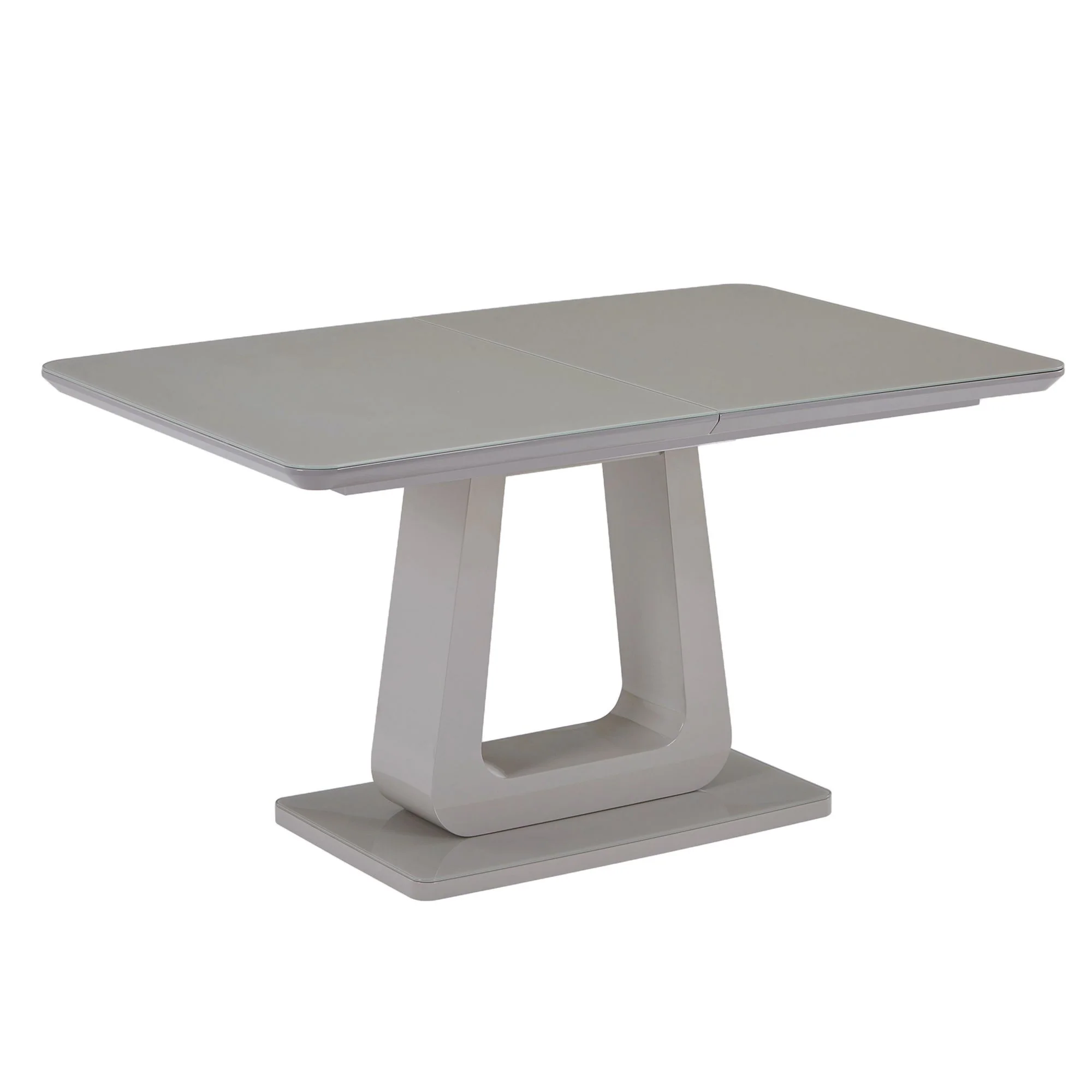 Corvus/Signy 7pc Dining Set in Warm Grey Table with Light Grey Chair - Image 3