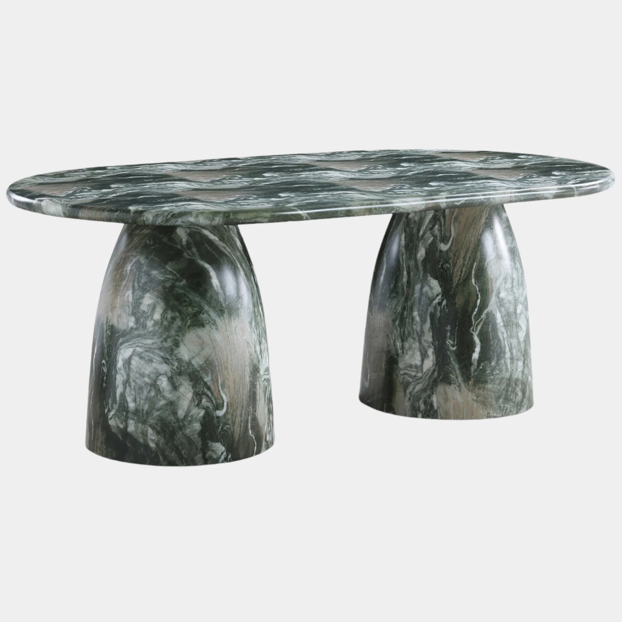 Cosenza Marble Finish Indoor / Outdoor Concrete Dining Table - Image 16