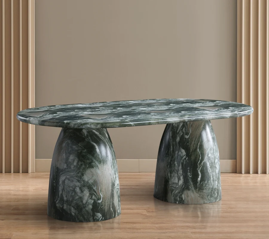 Cosenza Marble Finish Indoor / Outdoor Concrete Dining Table - Image 18