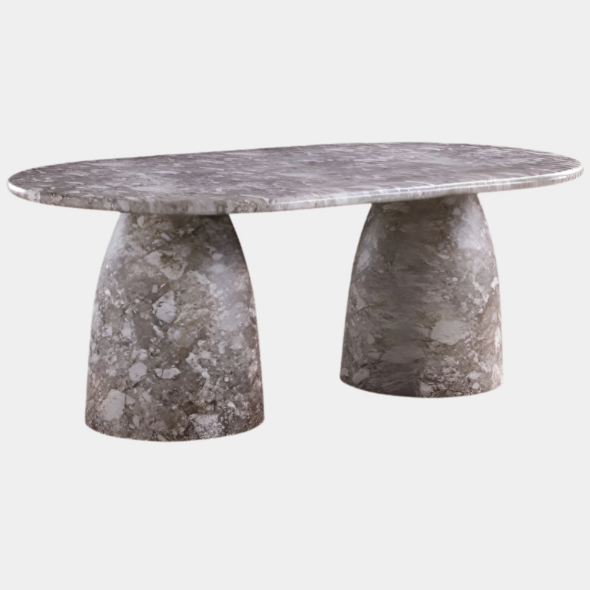 Cosenza Marble Finish Indoor / Outdoor Concrete Dining Table - Image 24