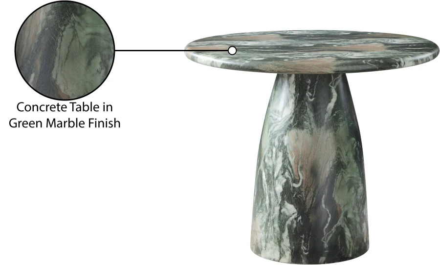 Cosenza Marble Finish Indoor / Outdoor Concrete Dining Table - Image 24