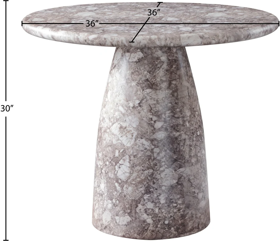 Cosenza Marble Finish Indoor / Outdoor Concrete Dining Table - Image 31