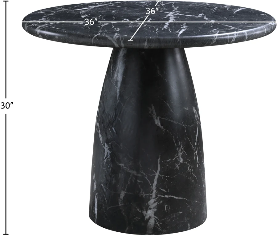 Cosenza Marble Finish Indoor / Outdoor Concrete Dining Table - Image 7