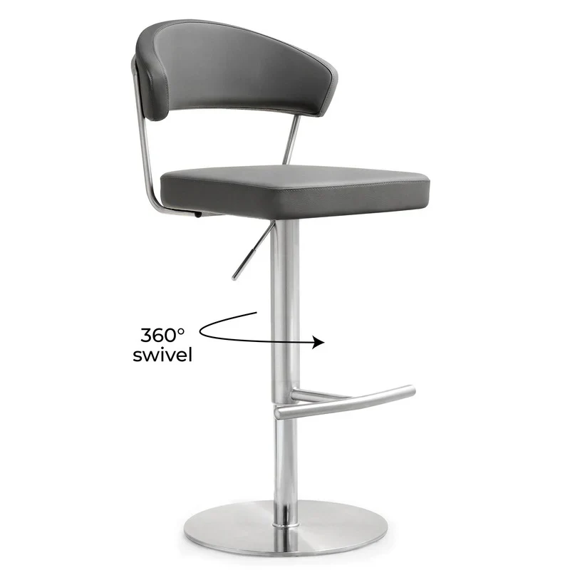 Cosmo Performance Vegan Leather Adjustable Stool - Image 17