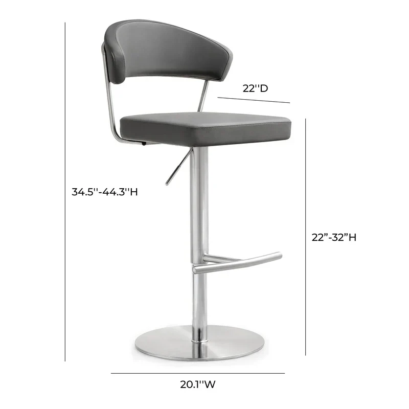 Cosmo Performance Vegan Leather Adjustable Stool - Image 18