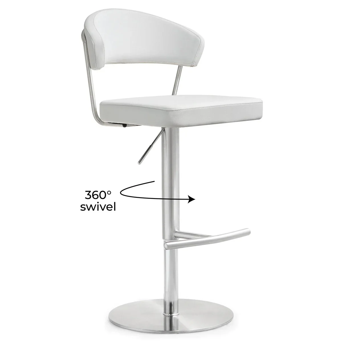 Cosmo Performance Vegan Leather Adjustable Stool - Image 24