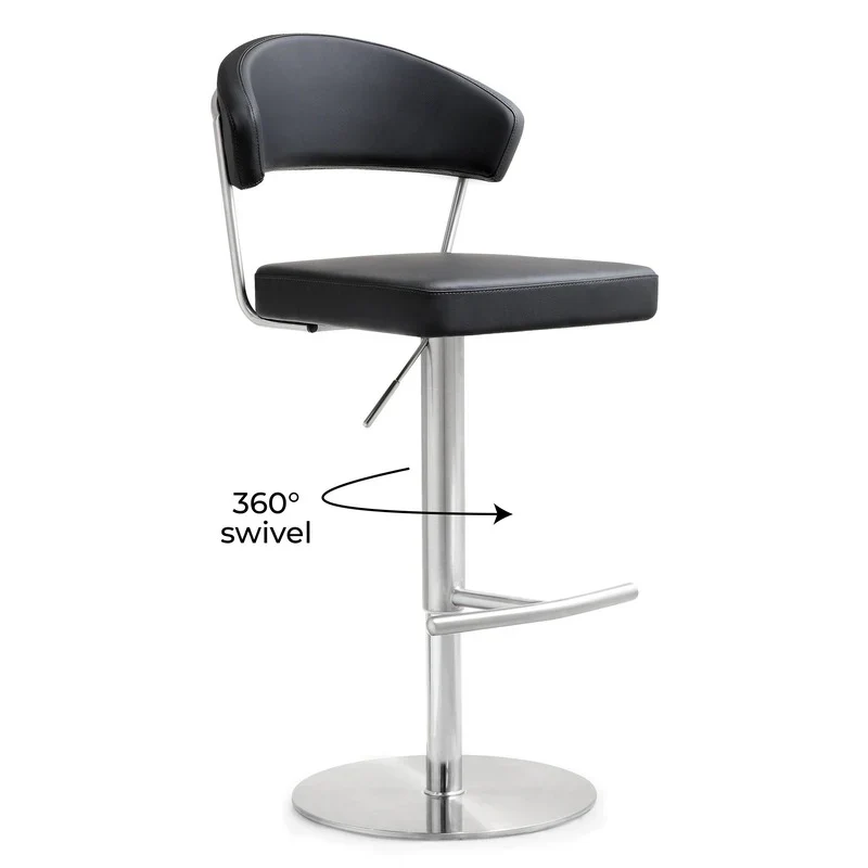 Cosmo Performance Vegan Leather Adjustable Stool - Image 32