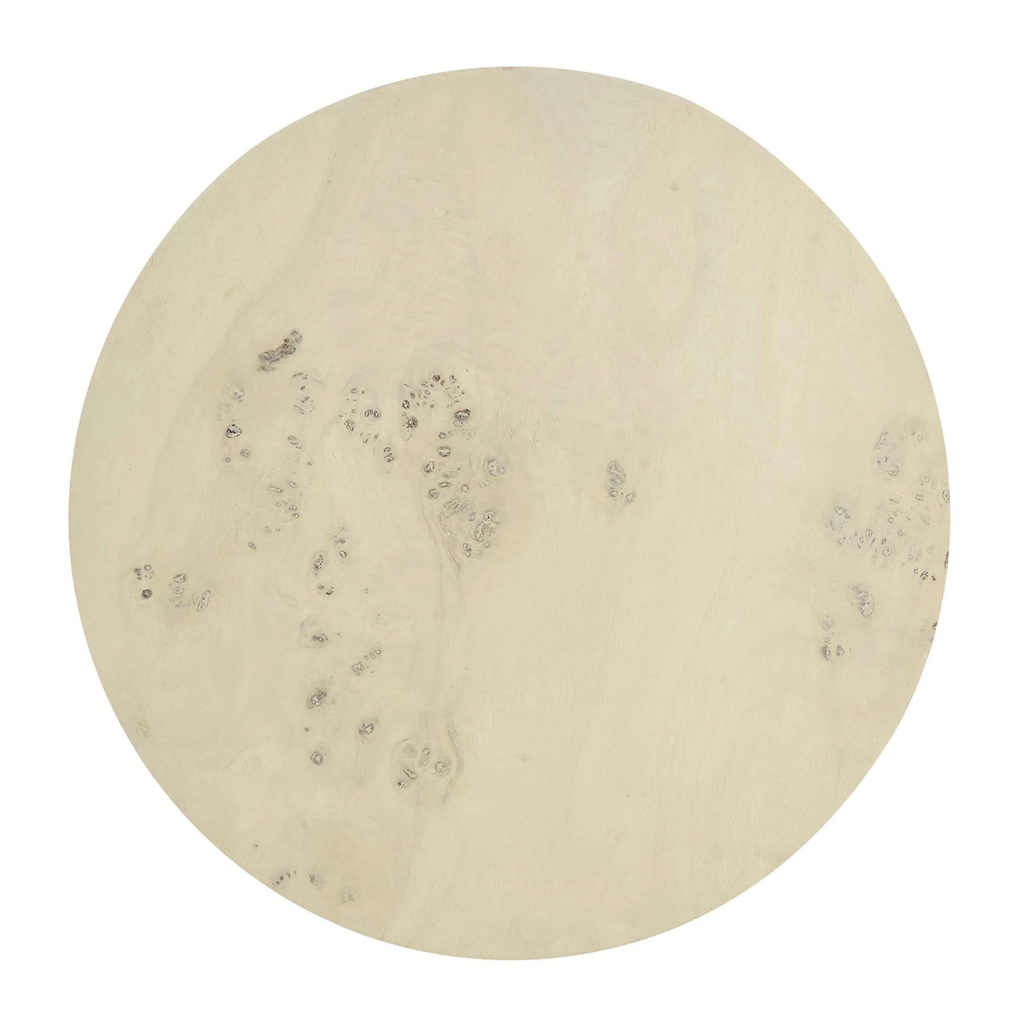 Cosmos 16" Round Burl Wood Side Table - Image 5