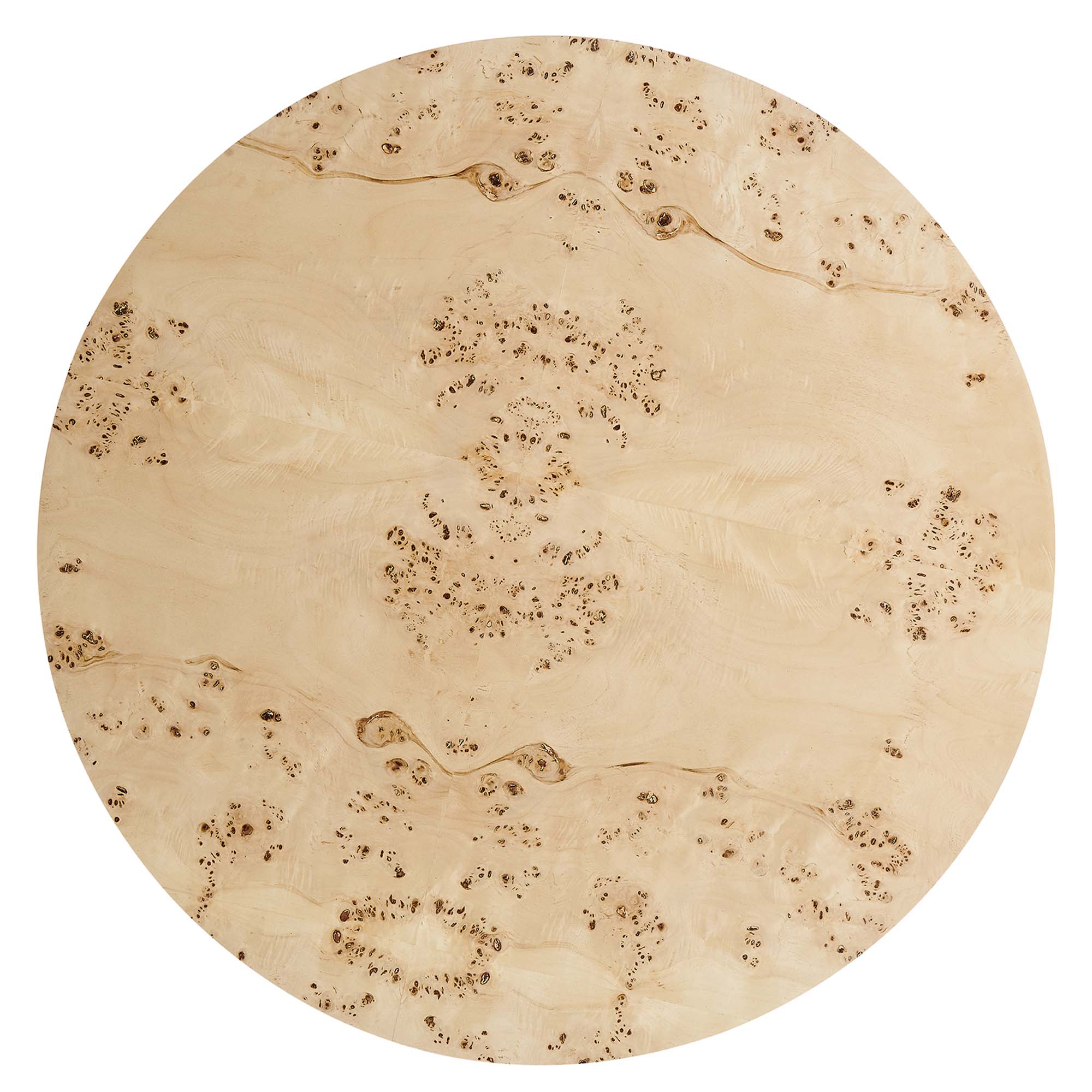 Cosmos 35" Round Burl Wood Coffee Table - Image 14