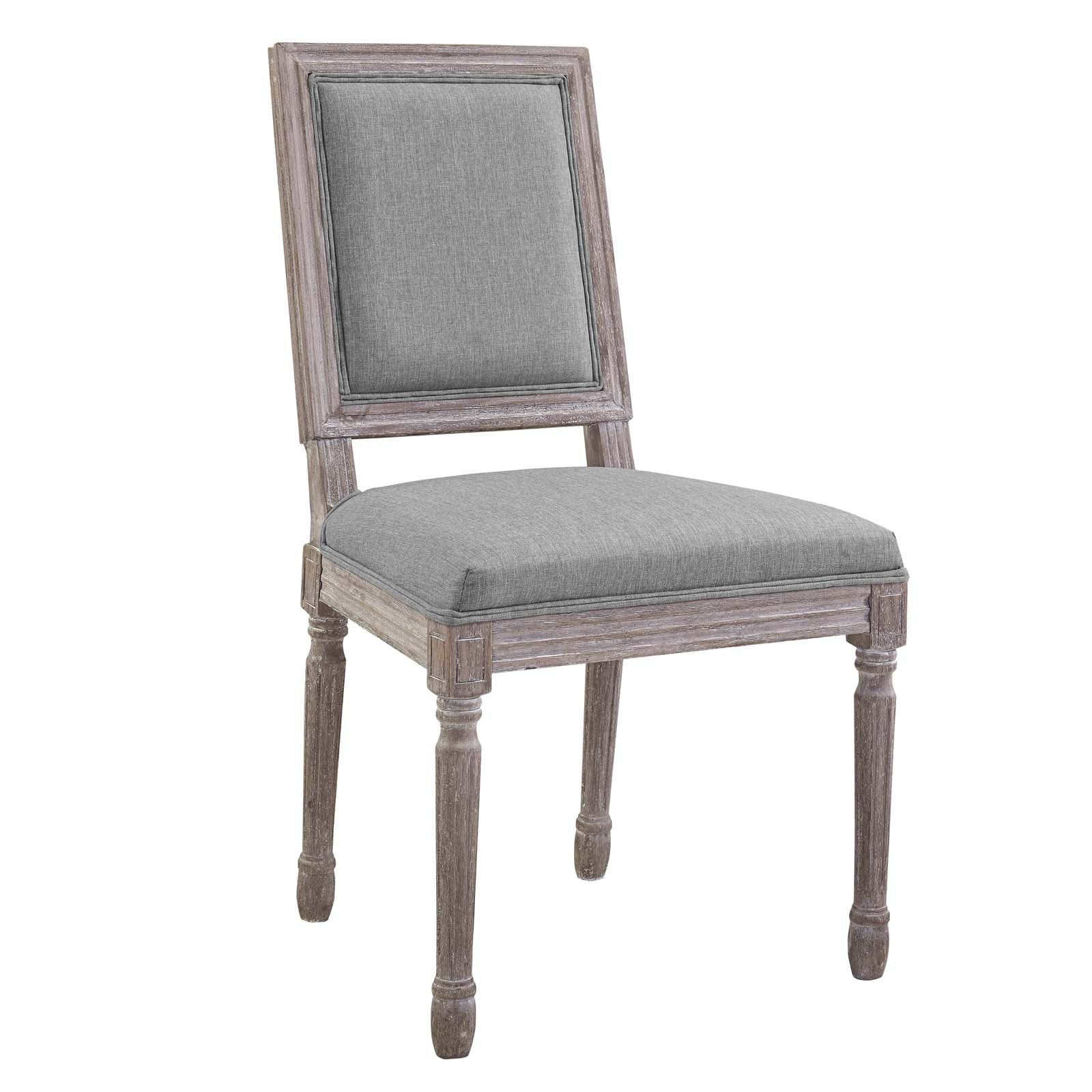 Court Dining Side Chair Upholstered Fabric Set of 4 - Image 2