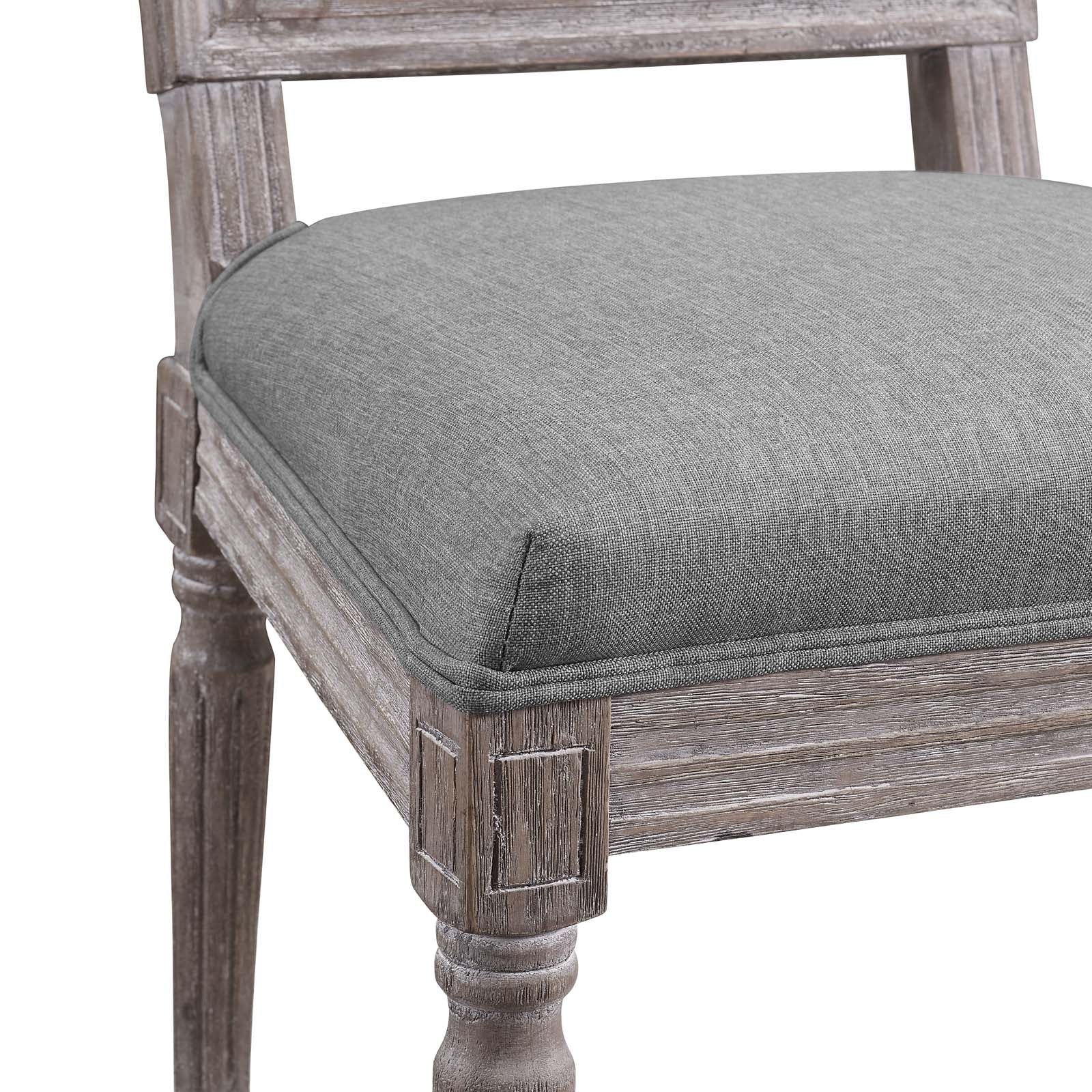 Court Dining Side Chair Upholstered Fabric Set of 4 - Image 5