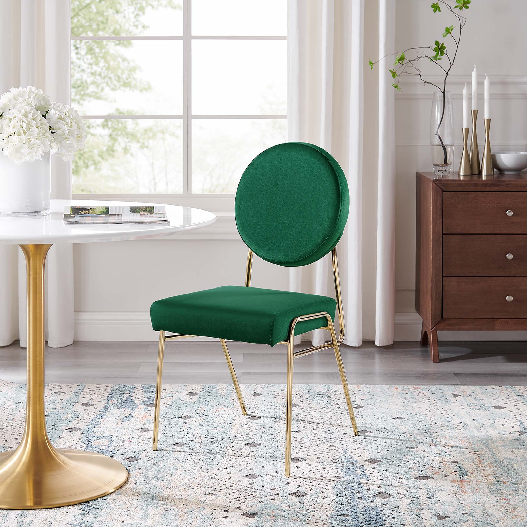 Craft Performance Velvet Dining Side Chair - Image 12