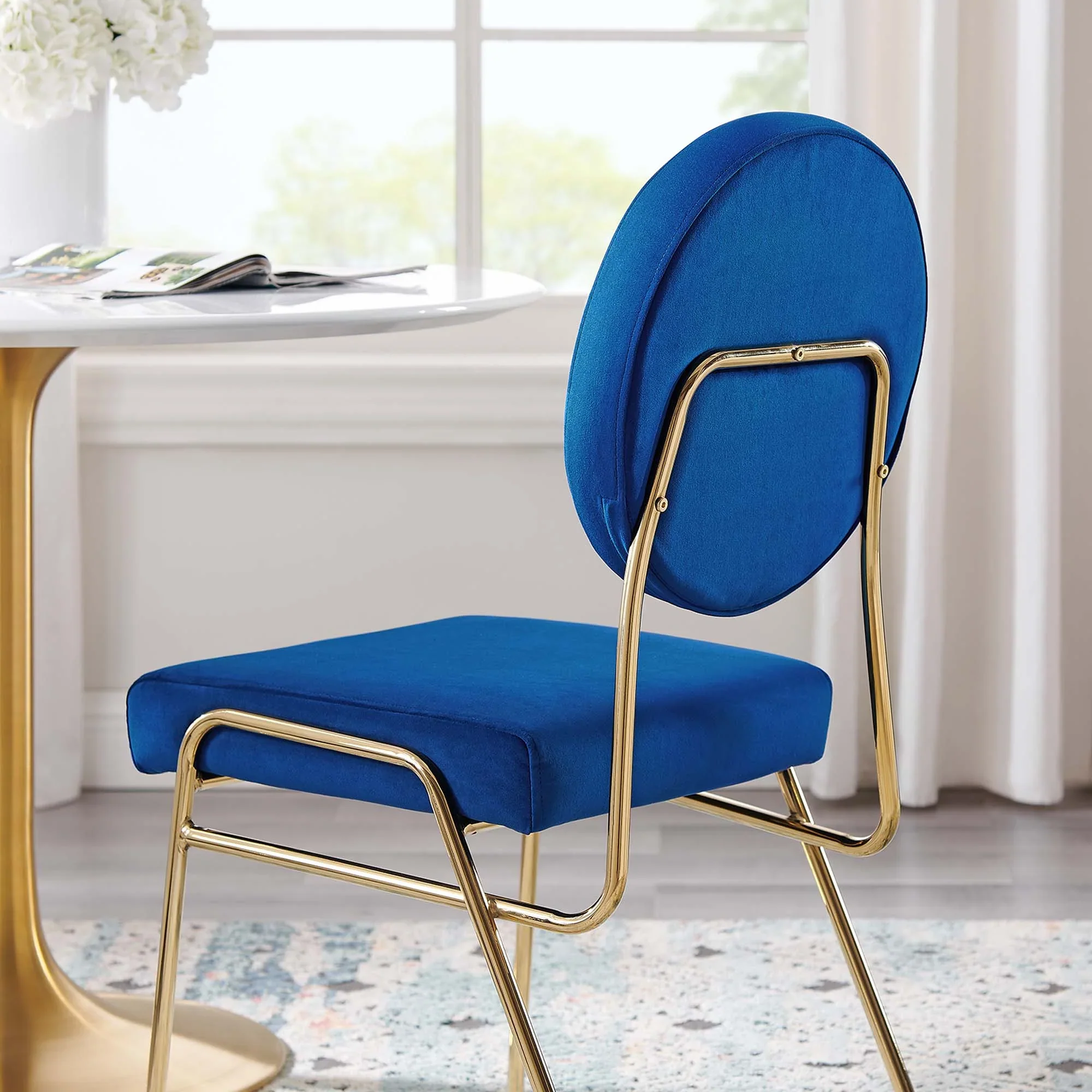 Craft Performance Velvet Dining Side Chair - Image 28