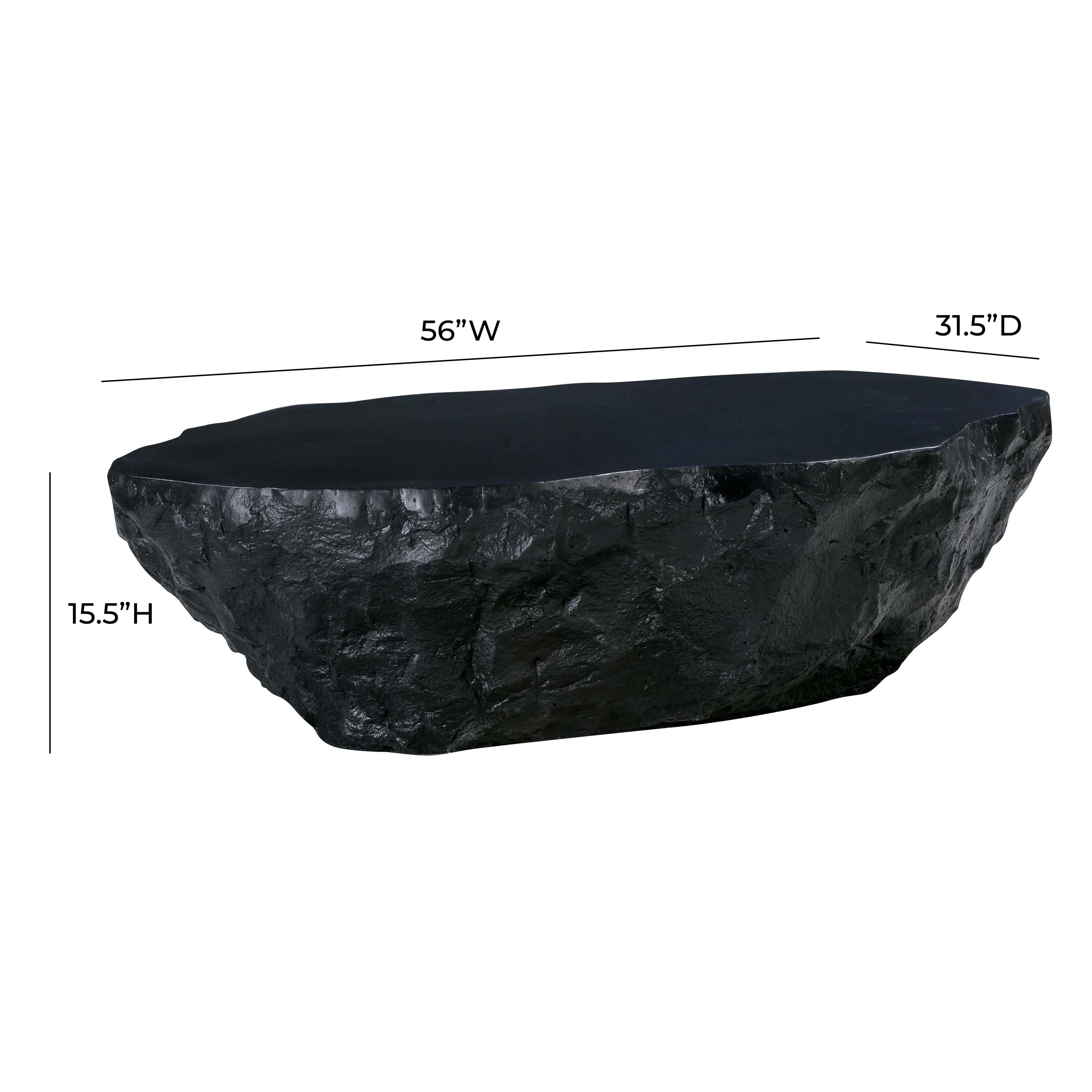 Crag 56" Concrete Indoor / Outdoor Coffee Table - Image 14