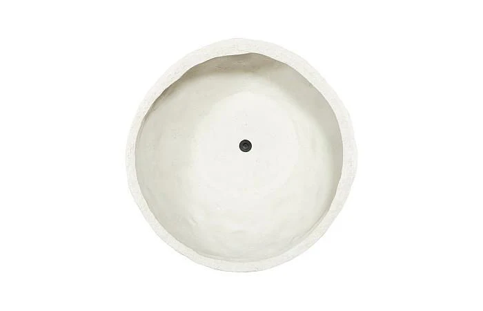 Crater Planter, White Stone - Image 2