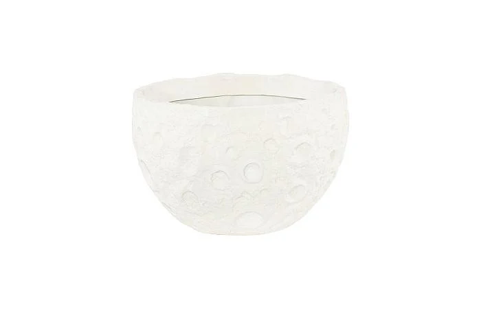 Crater Planter, White Stone - Image 3