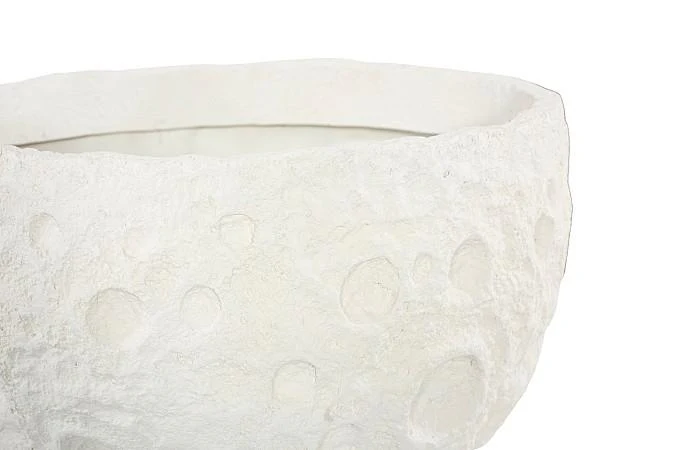 Crater Planter, White Stone - Image 4