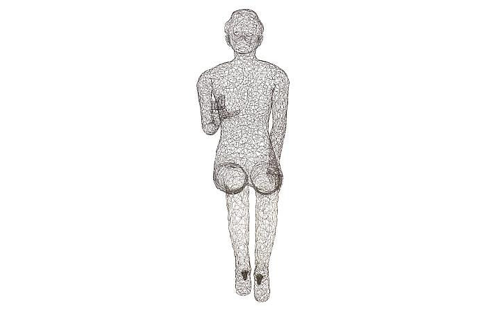 Crazy Wire Lounging Female - Image 2