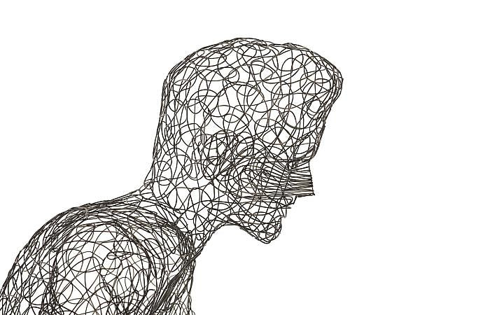 Crazy Wire Lounging Female - Image 2
