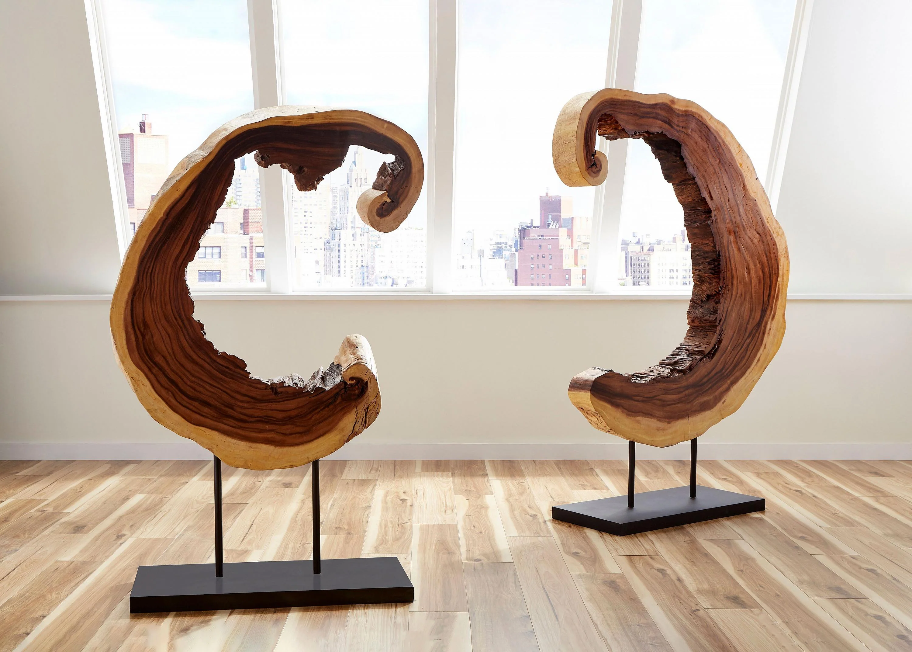 Creature Floor Sculpture on Stand, Natural - Image 13