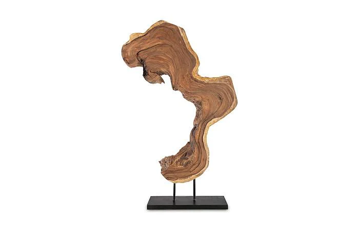 Creature Floor Sculpture on Stand, Natural - Image 2