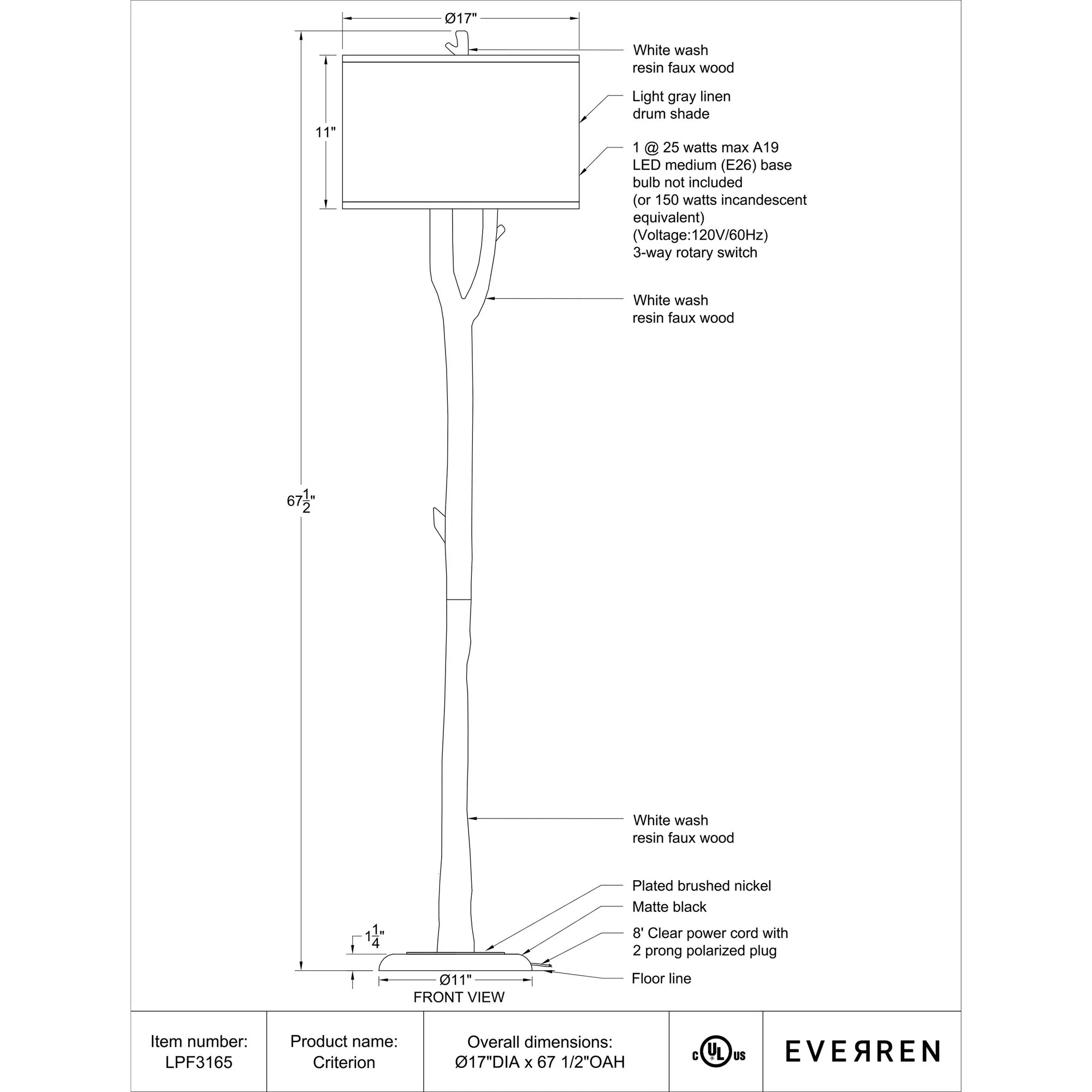 Criterion Floor Lamp - Image 6