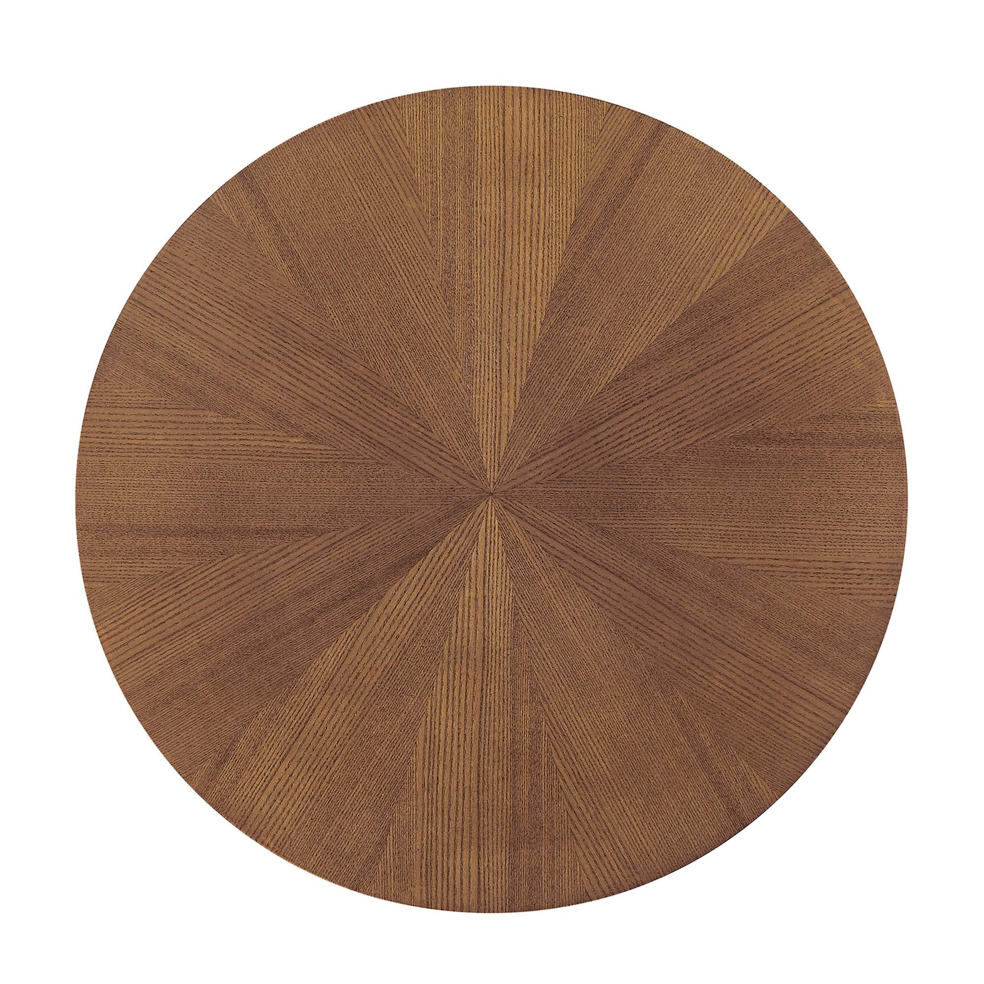 Crossroads 24” Round Wood Side Table - Image 23