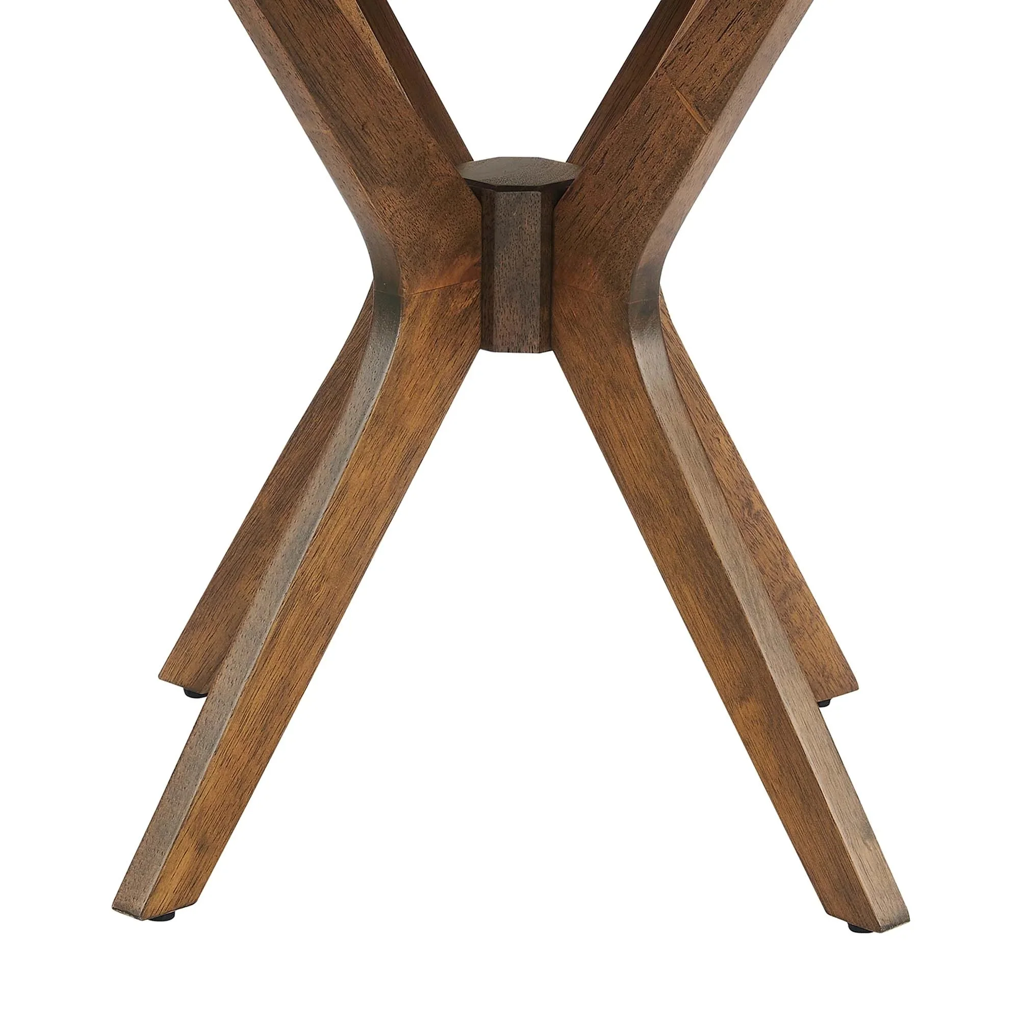 Crossroads 24” Round Wood Side Table - Image 24