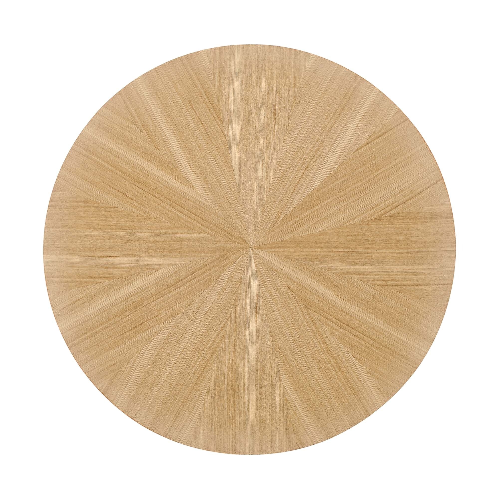 Crossroads 24” Round Wood Side Table - Image 6