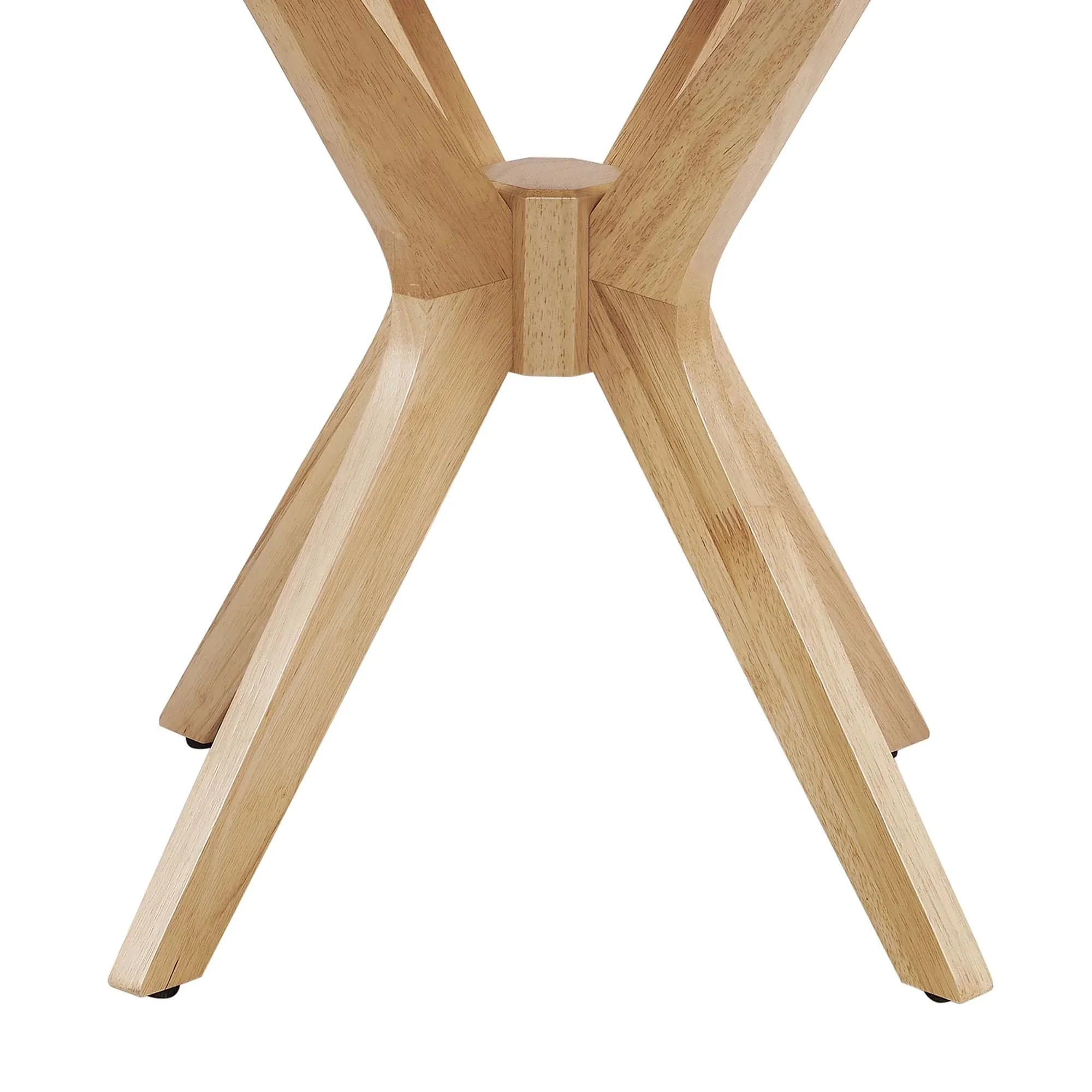 Crossroads 24” Round Wood Side Table - Image 7