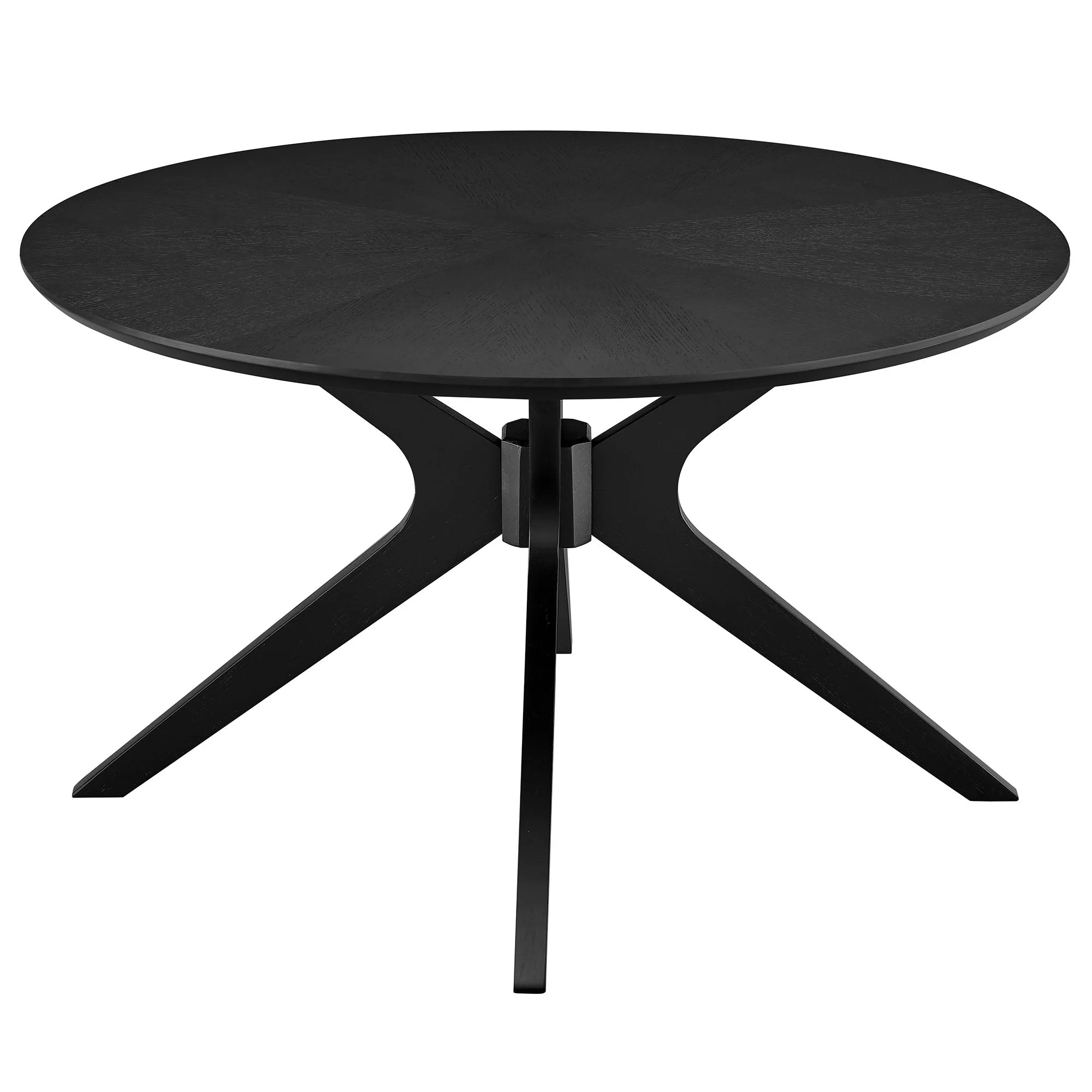 Crossroads Round Wood Coffee Table - Image 13