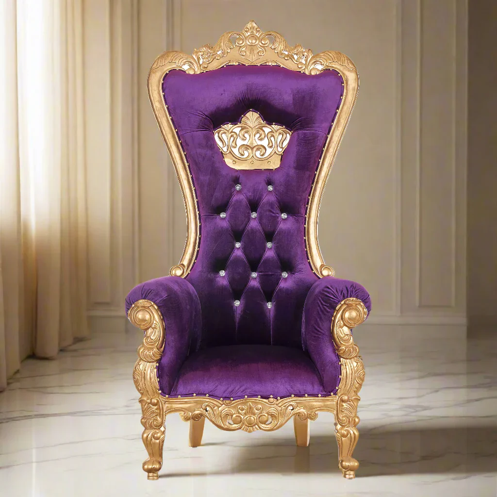 Crown Tiffany Throne Chair - Image 13