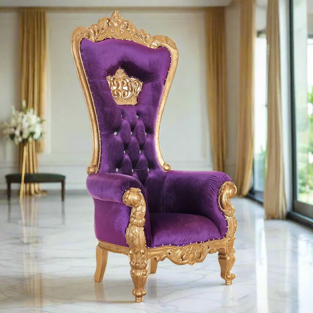 Crown Tiffany Throne Chair - Image 14