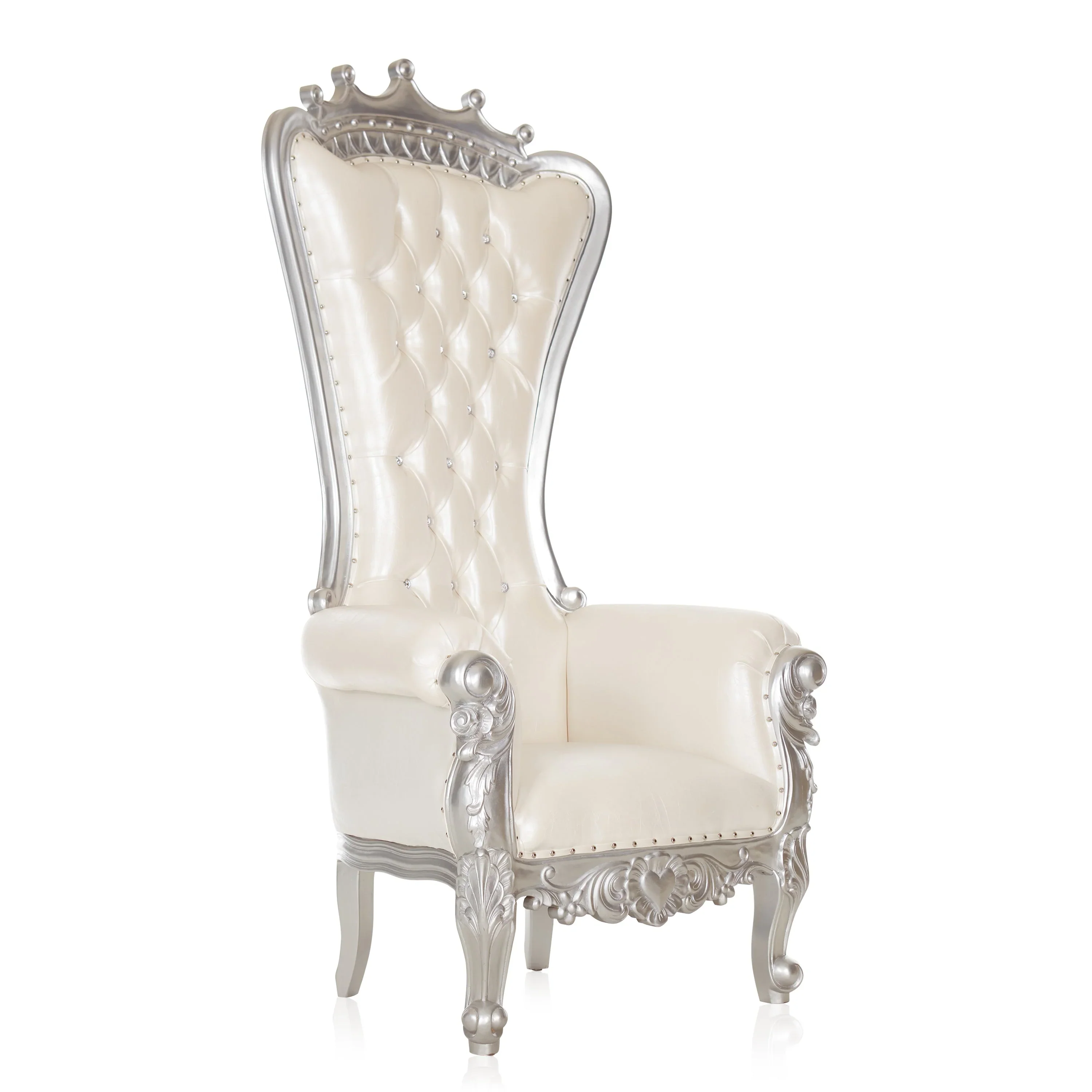 Crown Top Tiffany Throne Chair - Image 8