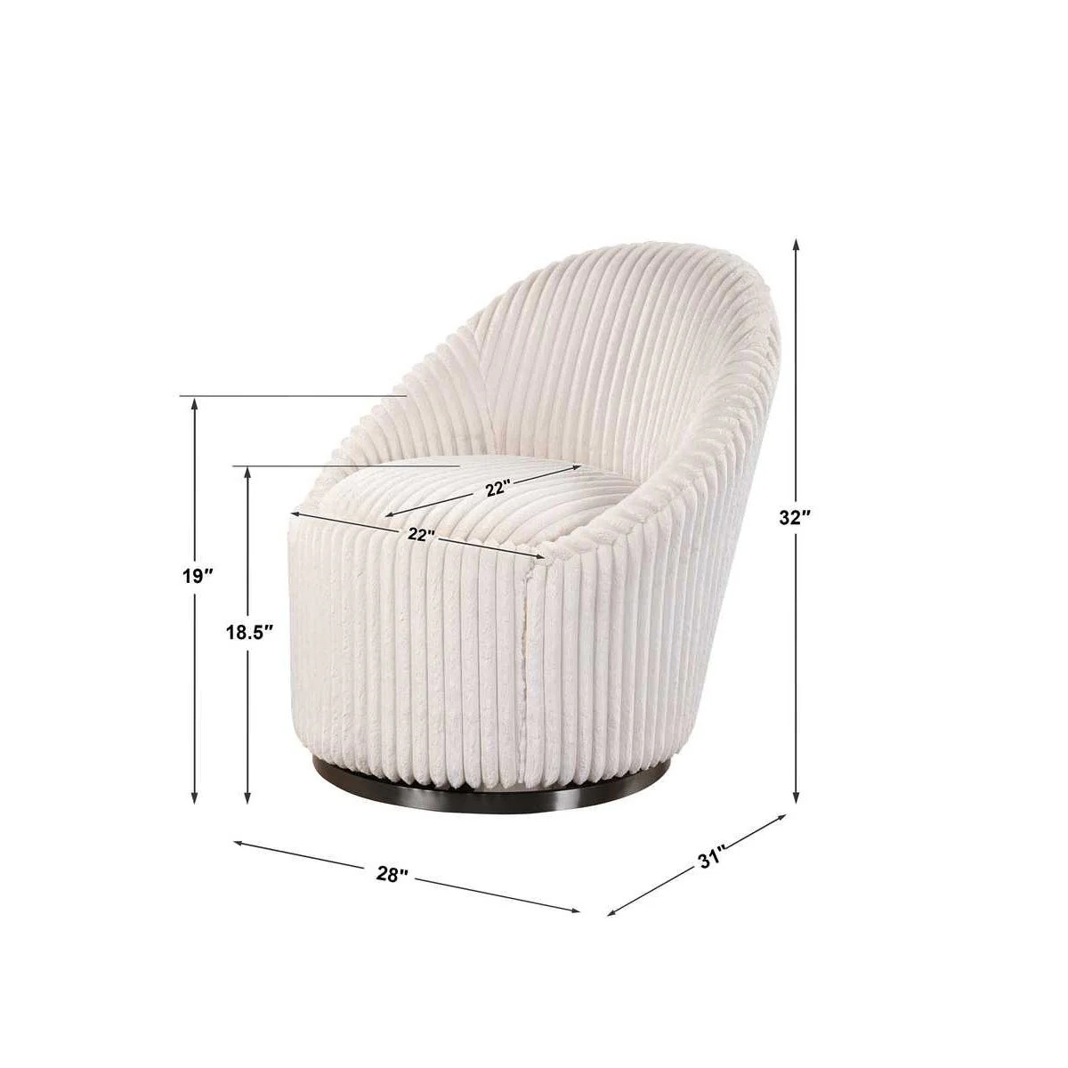 Crue Swivel Chair - Image 16