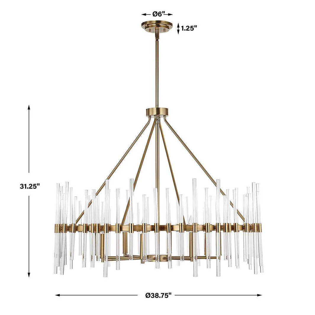 Crystal Stick, 8 Lt Chandelier - Image 5