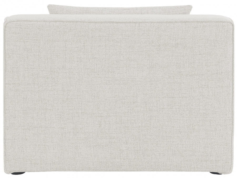 Cube Fabric Upholstered Armless Modular Chair - Image 11