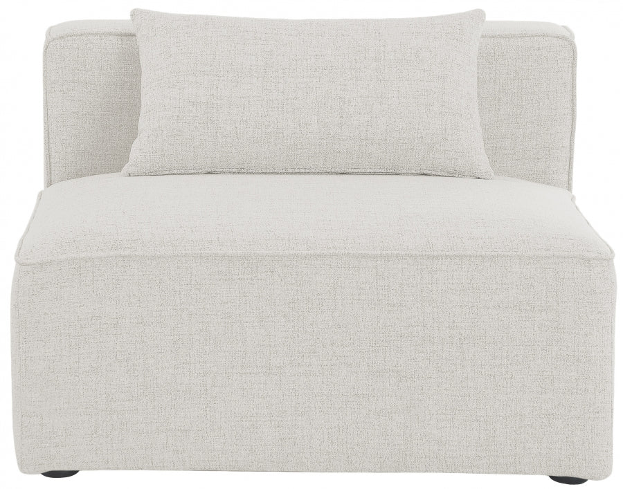 Cube Fabric Upholstered Armless Modular Chair - Image 12