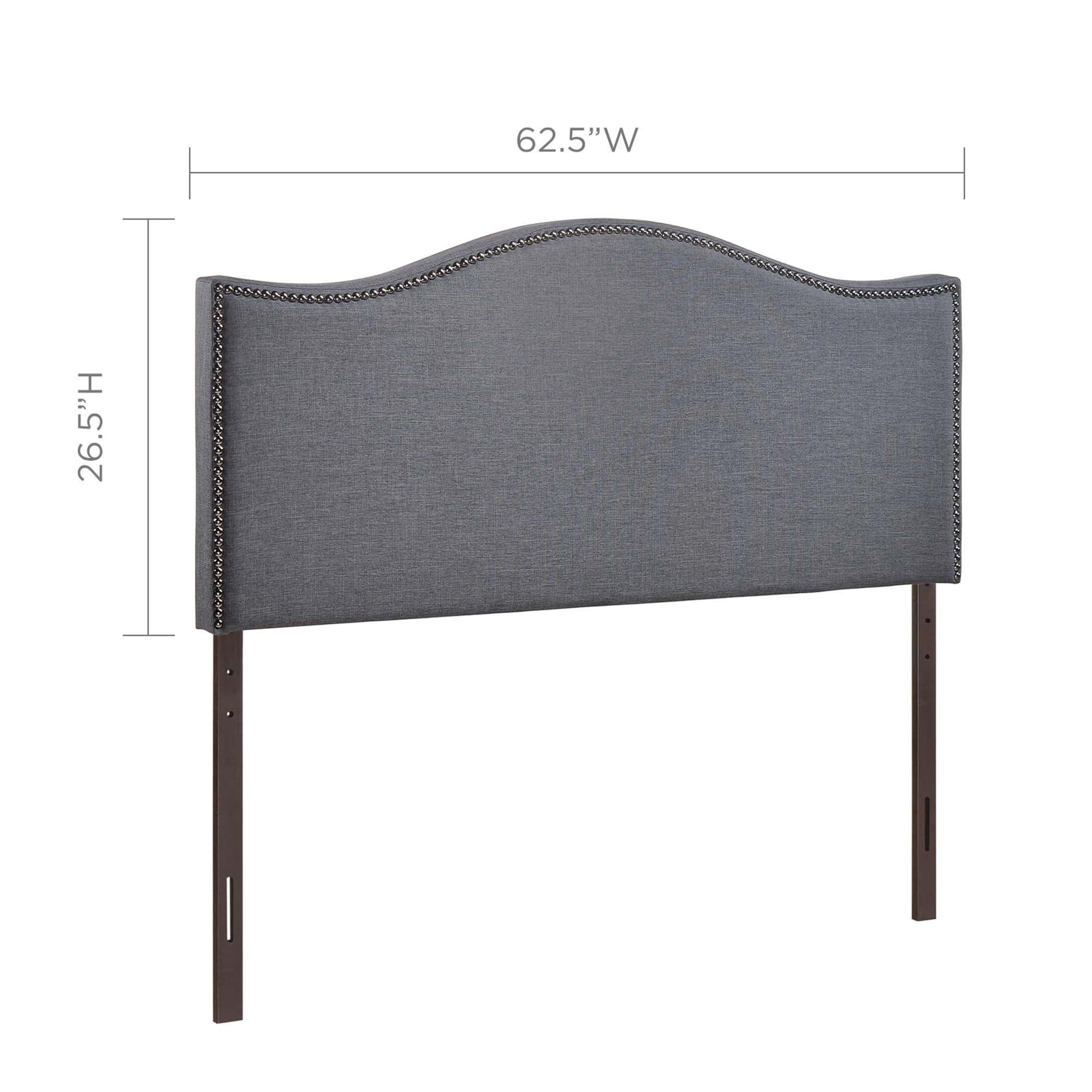 Curl Nailhead Upholstered Headboard - Image 14