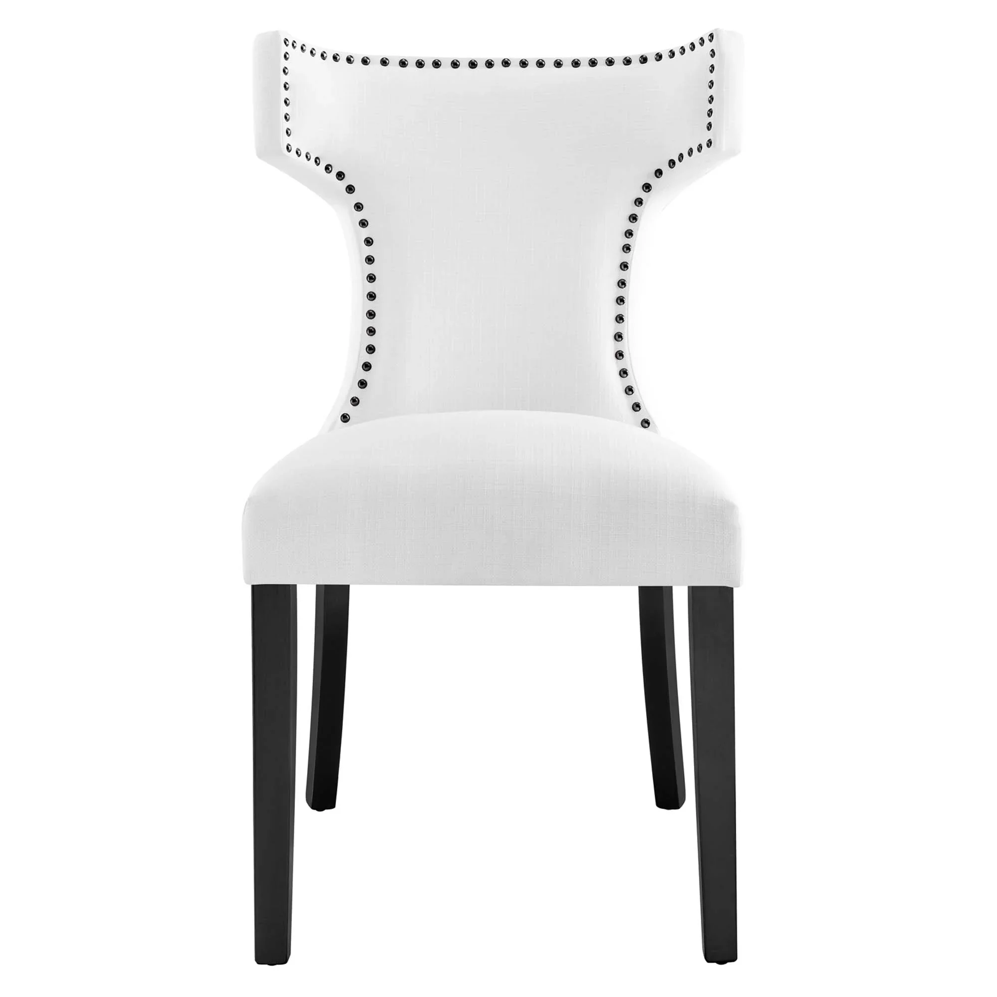 Curve Fabric Dining Chair - Image 12