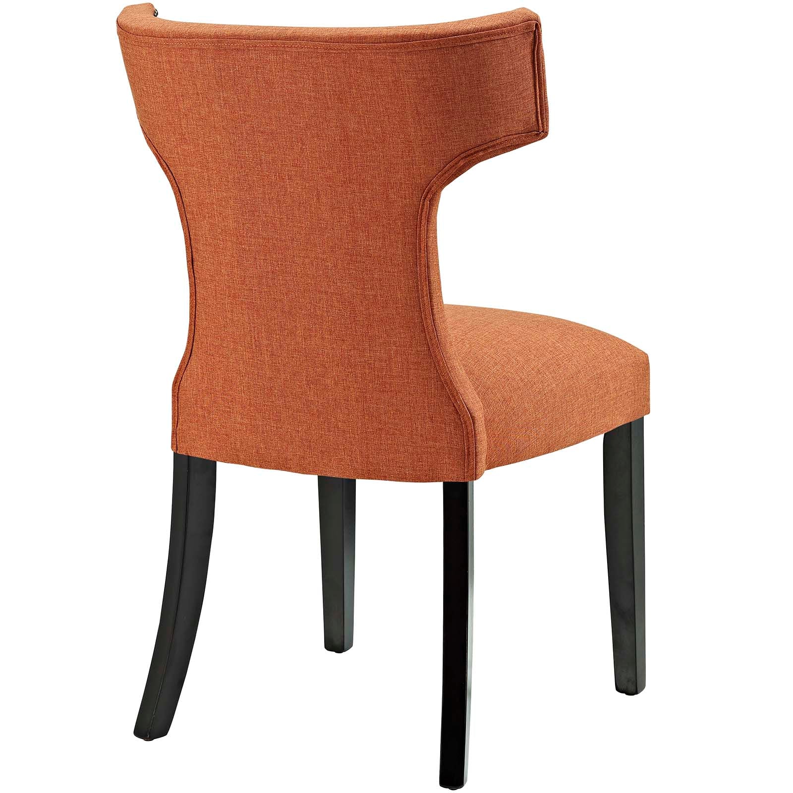 Curve Fabric Dining Chair - Image 7
