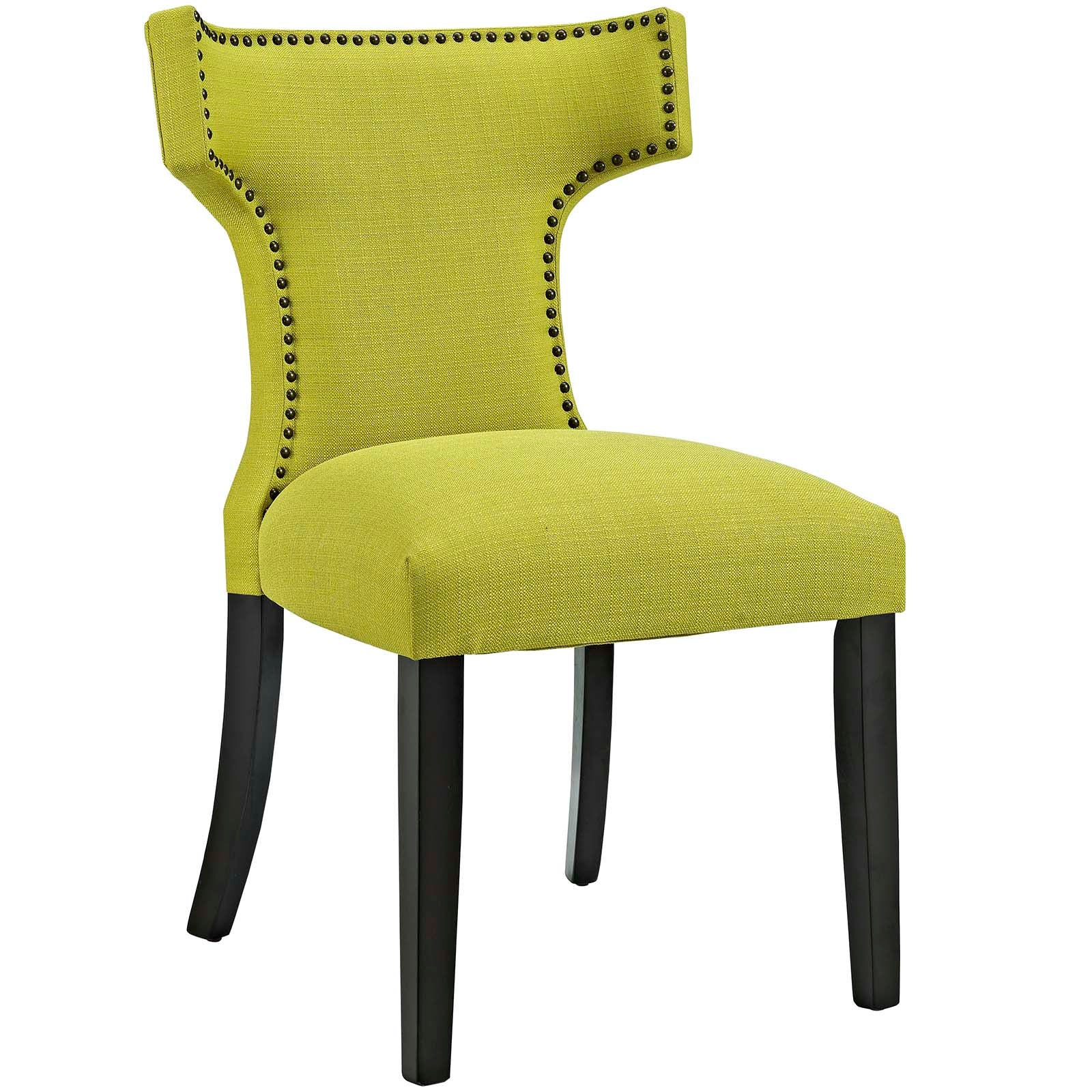 Curve Fabric Dining Side Chair Set of 2 - Image 12