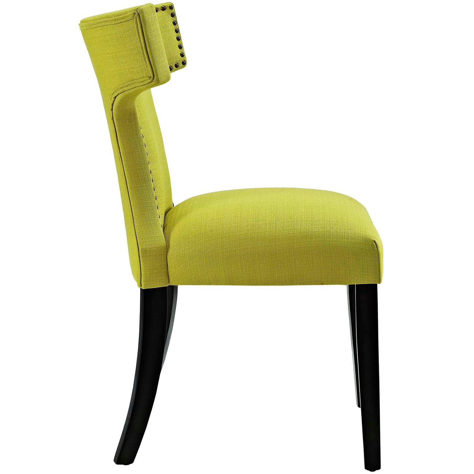 Curve Fabric Dining Side Chair Set of 2 - Image 13