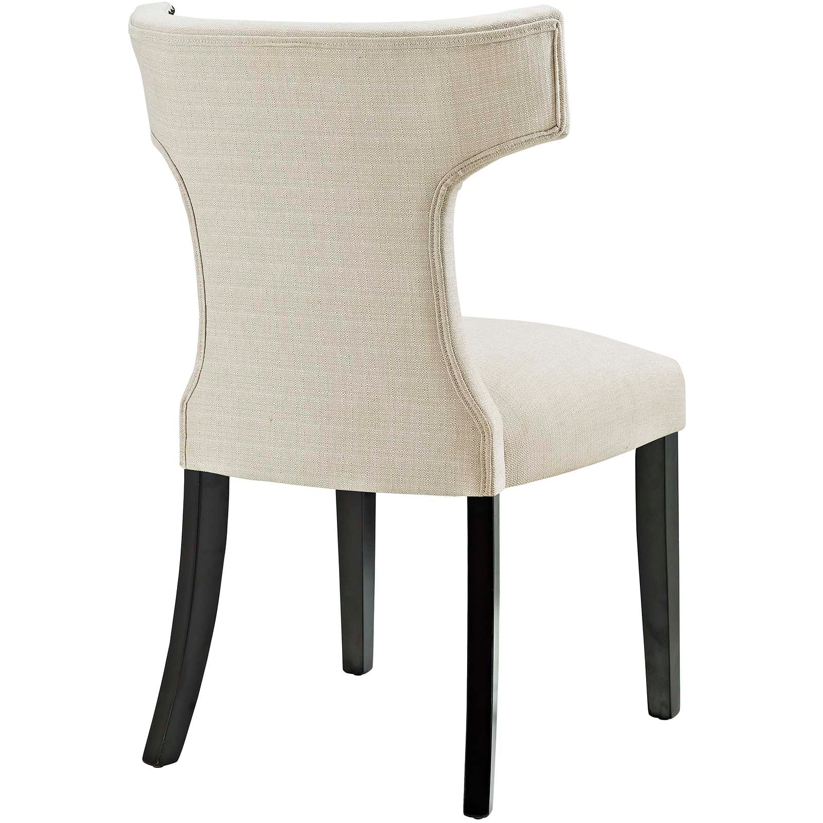 Curve Fabric Dining Side Chair Set of 2 - Image 19
